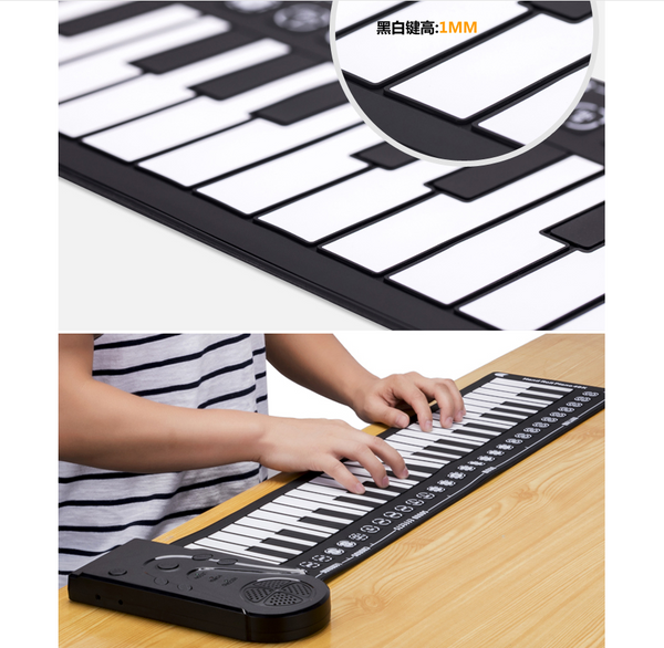 Piano Midi à 49 touches, clavier souple et Portabl – Grandado